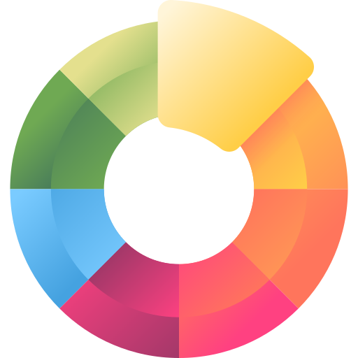 Cercle avec différentes couleurs 
